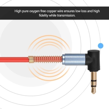 2 szt. Przewód audio stereo 1 m USB- typu C do mini jack 3,5 mmkątowy [22090000595]